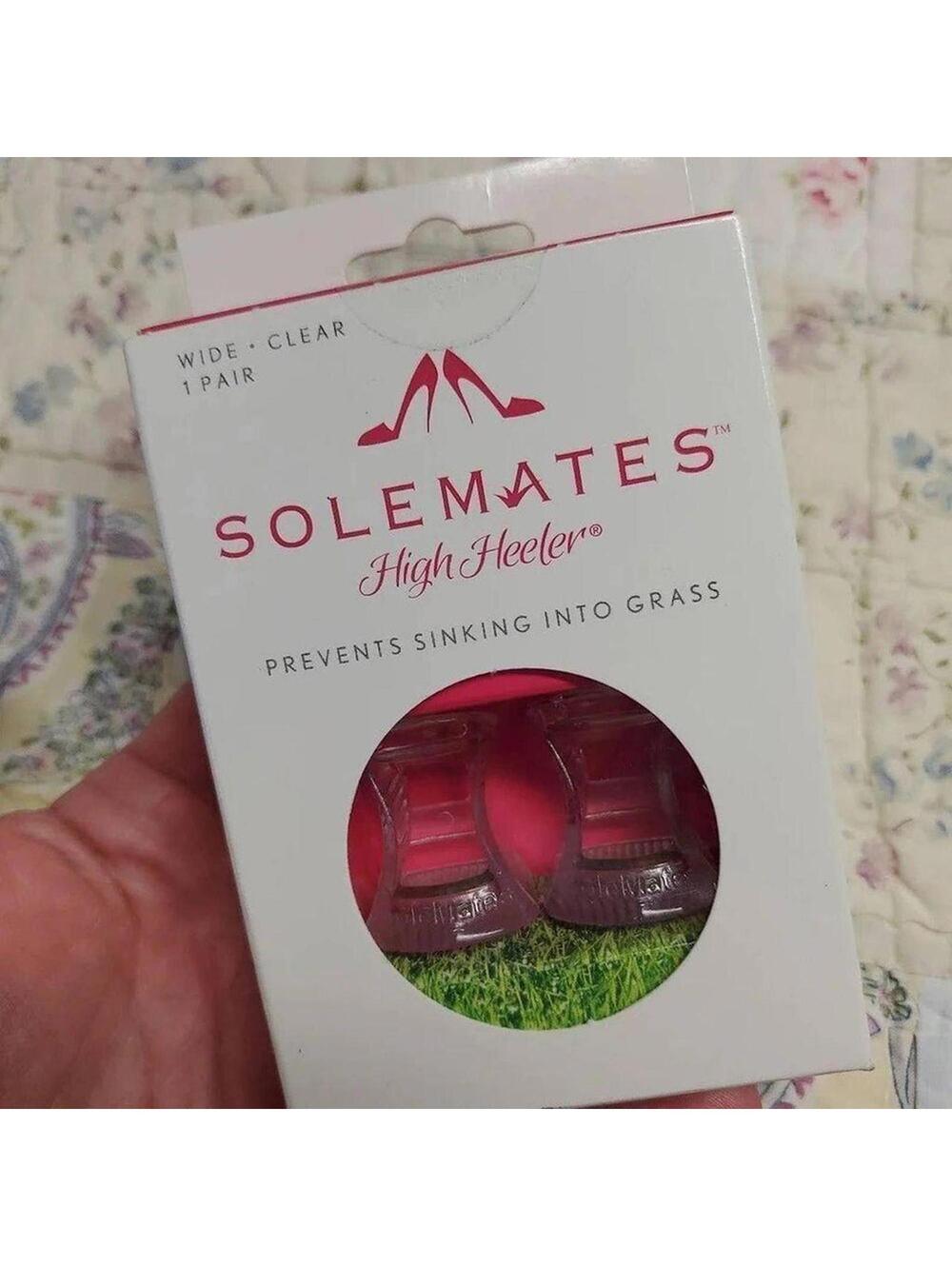 Solemates High Heeler Wide Clear Heel Protectors - 2 Pair